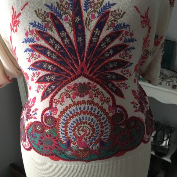 Free People Ivory Peacock Feminine Tunic - Picture 5 of 6